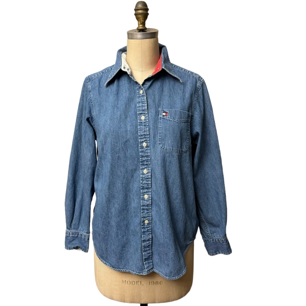 Tommy Hilfiger Blue Button Down Shirt